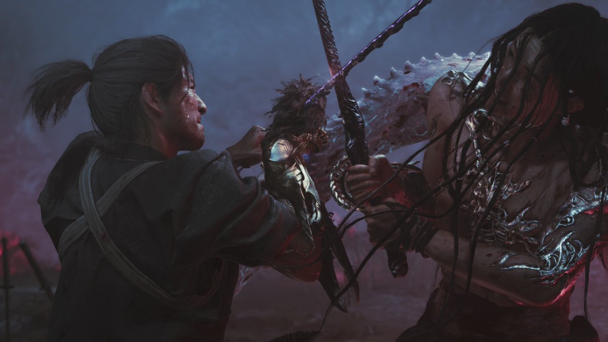 Sakiro93's tweet photo. Juegazo completado. Onimusha: Way of the Sword, un poco repetitivo ciertos enemigos pero la jugabilidad y la historia es una delicia, Musashi Miyamoto tiene un carisma que entretiene. Recomendado 100% https://t.co/8KEowMAmnR