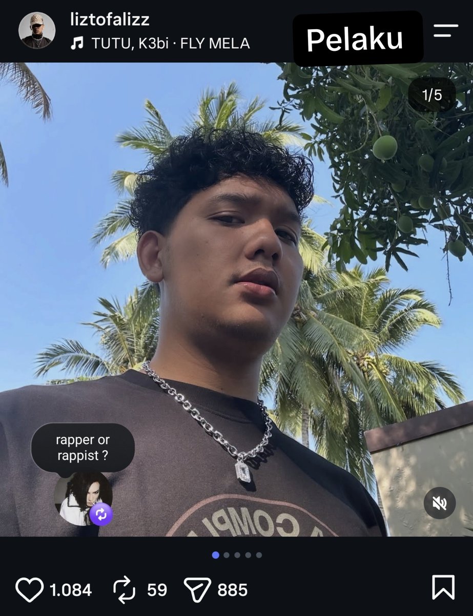sellysendirii's tweet photo. Pelaku pelecahan btw
Kenapa banyak rapper kecil ini kalau bikin lagu isinya objektifikasi, seksualisasi ampe glorifikasi pelecahan deh?  mending ganti aja tu slogan rappernya jadi rapist, lebih cocok😘 https://t.co/l6d7UjJwyZ