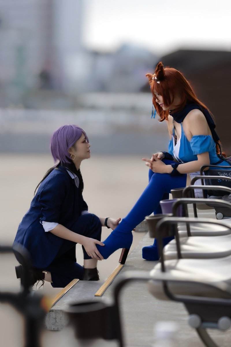 IzanaYuzuki_cos's tweet photo. #コス
🩶💙ウマ娘🏇シンデレラグレイ🩵🩶 

.
.

    The world lights up with color.

.
.

スーパークリーク：@IzanaYuzuki_cos
奈瀬文乃： @mic_daiho 
📸：@haru___hi 

#サーコス船橋
#サーコス https://t.co/wB3anZ4d7f