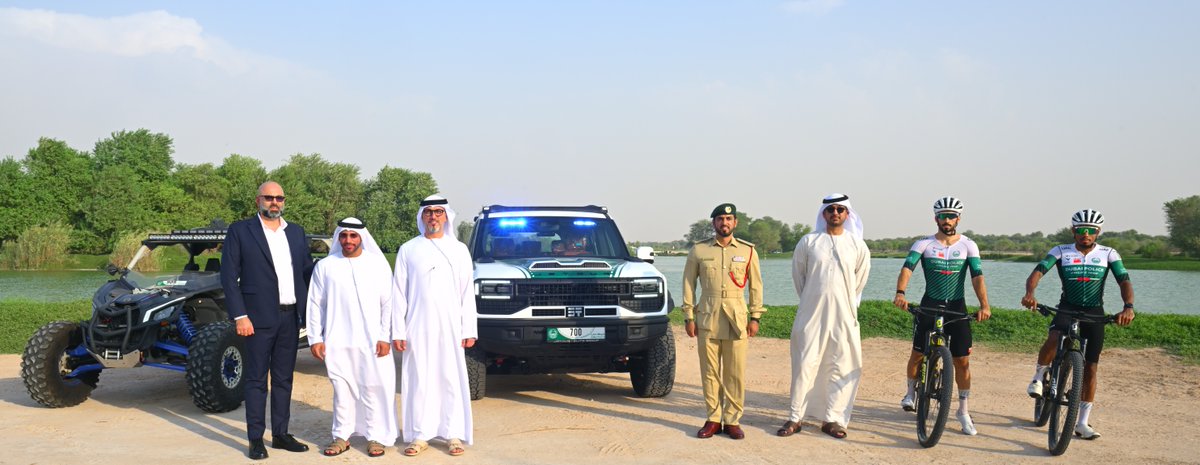 DubaiPoliceHQ's tweet photo. #News | Dubai Police Deploy 904 HP JETOUR G700 to Strengthen Desert Tourism Safety

Details: 

https://t.co/mqDhrRfOAd

#TouristPolice
 #StrategicPartnership
#EnhancingSecurityAndSafety https://t.co/1tNJtzm77k