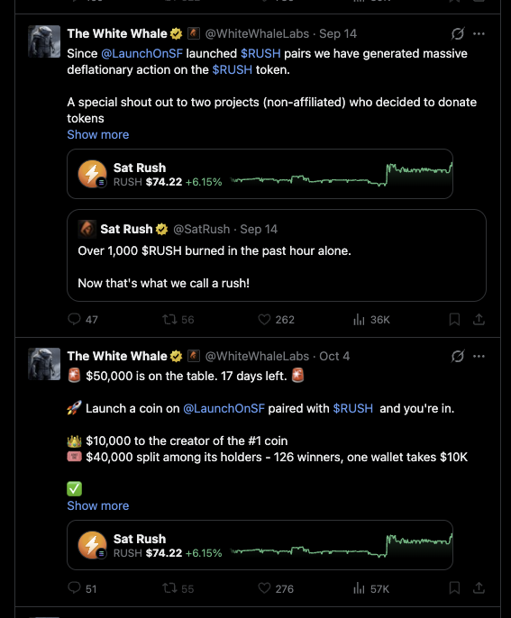 stellarbased's tweet photo. $WhiteWhale 
27GPe4GYJJpGNVqgyJgfZB2GZvqwk9LEK6FnCoiYSTNK

Paired to rush + 25% sent to treasury. 

Makes most sense.
https://t.co/2EEeWBYwuu

etc etc. https://t.co/bFTYP4zwPw