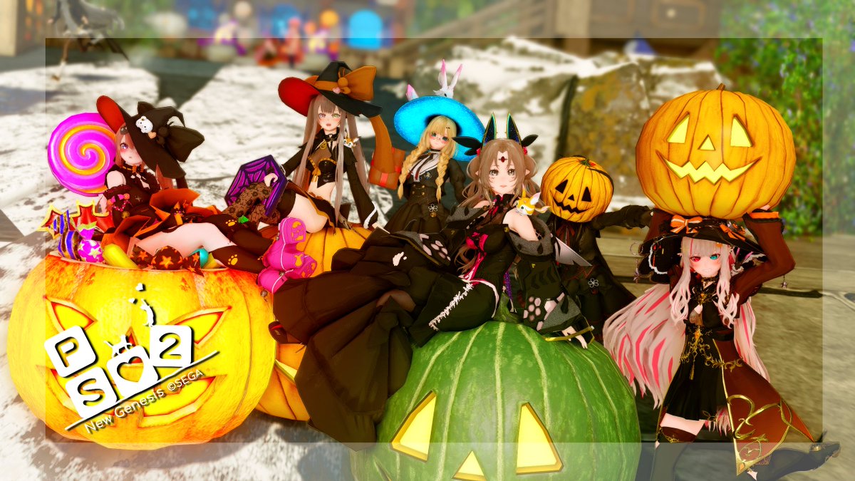 efy_u_u's tweet photo. 通りすがりにふみさんりりさんも混じってﾊﾟｼｬﾘ🎃🎃🎃🎃
#WH集会 https://t.co/BBL7SQHSNm