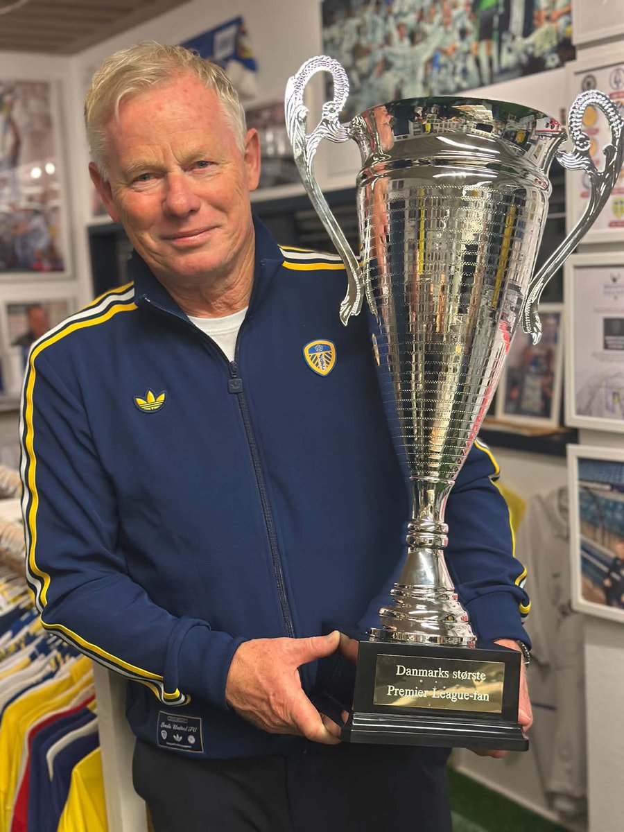 JoernSimmenaes's tweet photo. Dear Leeds friends worldwide. 

Yes, I’am so proud and I shout it out loud. 

Thanks for your votes and support to me, Leeds United and my museum, we are together a strong unit. 

🤍💛💙 MOT 🇩🇰

@LUFC 
@LUSCExec 
@luscos https://t.co/bIqsreV7V3