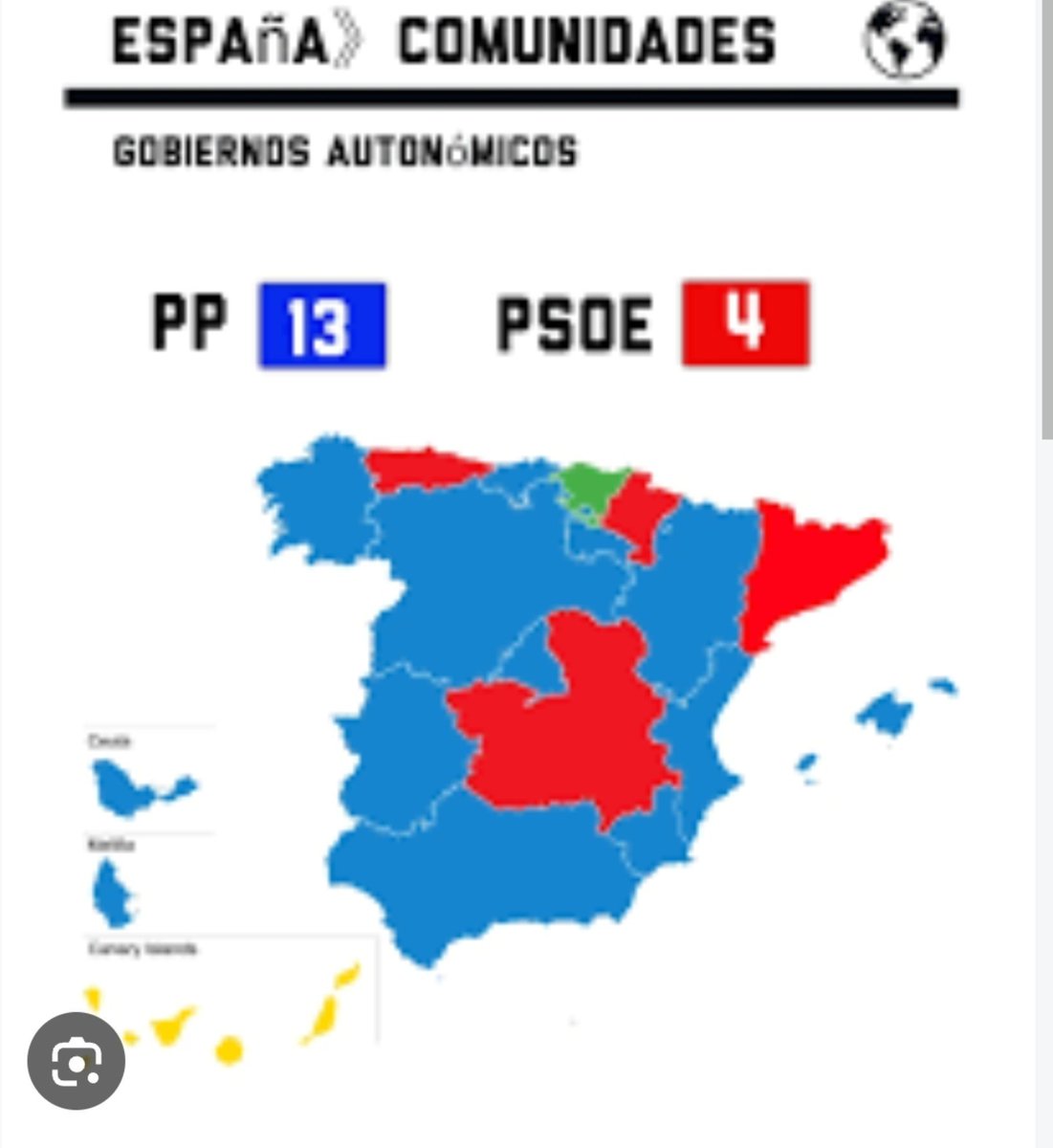 Bujarin89's tweet photo. @arturgutierrez0 @juanrallo @EconomiaMises Hay que informarse un poco antes.
España es un país descentralizado, la gestión de la educación la tienen las regiones. Actualmente de las 17, 11 las controla el PP, verás 13 porque incluyen Ceuta y Melilla. https://t.co/lqvnie5air
