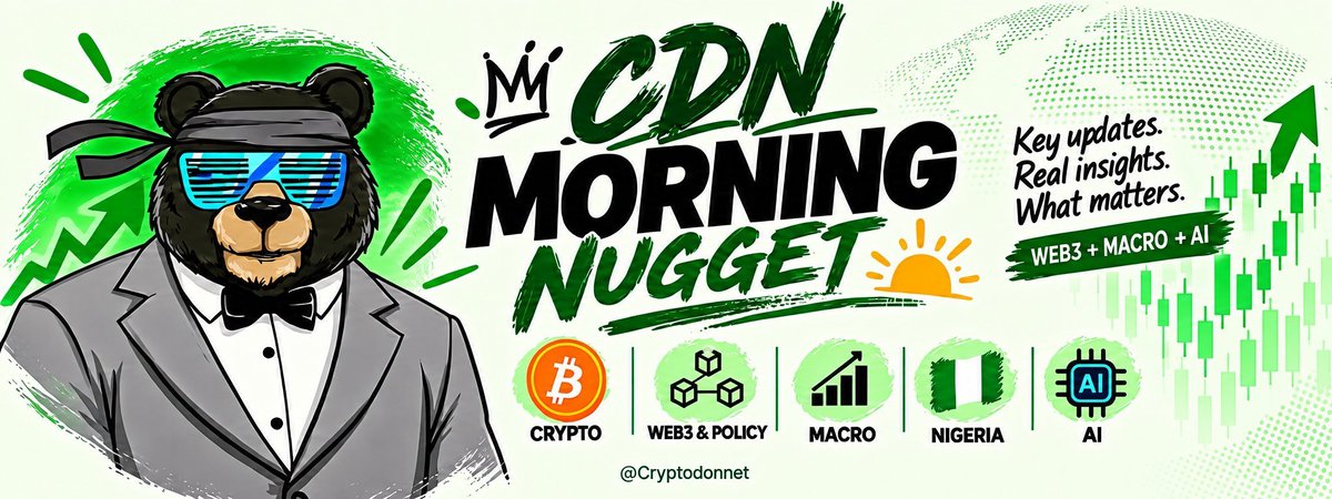 Cryptodonnet's tweet photo. CDN MORNING NUGGET | EDITION 22

A beautiful morning and happy Sunday to y'all.

Markets are taking a breather after a rough week, but there is still plenty to watch. 

The Fed meets on wednesday, while rising oil prices and fresh DeFi hacks are keeping investors alert.

Crypto Market

Market prices:
bitcoin:native around $81k
ethereum:native around $2.4k
solana:So11111111111111111111111111111111111111112 around $100
$XRP around $1.3.

Bitcoin ETF outflows continue: US spot Bitcoin ETFs lost another $137.9 million on Friday, following Thursday's $635.6 million outflow.

Despite the two-day sell-off, the funds still recorded net inflows for the week.

Franklin Templeton expands its plans: The asset manager has moved forward with plans for two ETFs that combine US stocks with Bitcoin exposure. The products would use dividends to fund their Bitcoin allocations.

Web3 & Policy

X100 loses $4.85 million: Attackers took control of two out of three governance seats in the X100 protocol and used that control to drain funds.

The attack highlights the risks of DeFi projects that allow small groups of holders to control treasury decisions.

DeFi hacks hit a new high: Reports put October's DeFi exploit losses at $718 million across 11 attacks, making it one of the worst months on record.

HSBC launches RedCoin: HSBC has launched its Hong Kong dollar-backed stablecoin through PayMe, which serves more than 3.3 million users.

The stablecoin supports payments between users and merchants, with tokenised investments planned.

Economy

Fed meeting ahead: The US Federal Reserve meets on October 27 and 28. 

Most economists expect rates to remain unchanged this week, but all 100 economists in a recent Reuters poll expect a rate hike in December.

Oil and markets remain under pressure: Oil prices climbed above $100 as tensions in the Middle East raised supply concerns. 

The Dow also lost around 650 points on Friday, while the US 10-year Treasury yield returned to around 5%.

Nigeria Watch

Naira weakens: The dollar traded around ₦1,362 at the official market on Friday. 

Nigeria's foreign reserves rose to $55.16 billion as of october 22, but demand for dollars continues to put pressure on the naira. 

AI world

Zoom launches new AI tools: its new AI agents can help teams turn meeting discussions into completed tasks.

Quantum today

ORCA launches PT-3: its new quantum computer combines with NVIDIA computing to support AI research and complex optimisation tasks.

What to Watch Today

➛ Whether BTC can hold around $80k
➛ Any new developments from the X100 exploit
➛ Oil prices and tensions in the middle east
➛ Fresh updates on DeFi security

What to Watch Tomorrow

➛ Whether Bitcoin ETF outflows continue
➛ Market positioning ahead of the Fed meeting
➛ New developments in stablecoins and DeFi

Bitcoin ETF flows have turned negative ove the past two days, while oil prices and security risks remain in focus.

The Fed meeting could set the tone for the week ahead.

Stay informed. Stay ahead.

Wishing y'all a wonderful week ahead.