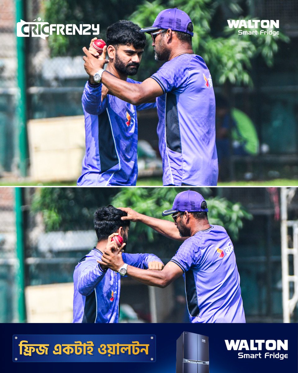 Cricfrenzylive's tweet photo. আলিসের বোলিং অ্যাকশন নিয়ে নিবিড়ভাবে কাজ করছেন সালাহউদ্দিন!
#mohammadsalahuddin #AlisAlIslam https://t.co/sPEtoCAUHL