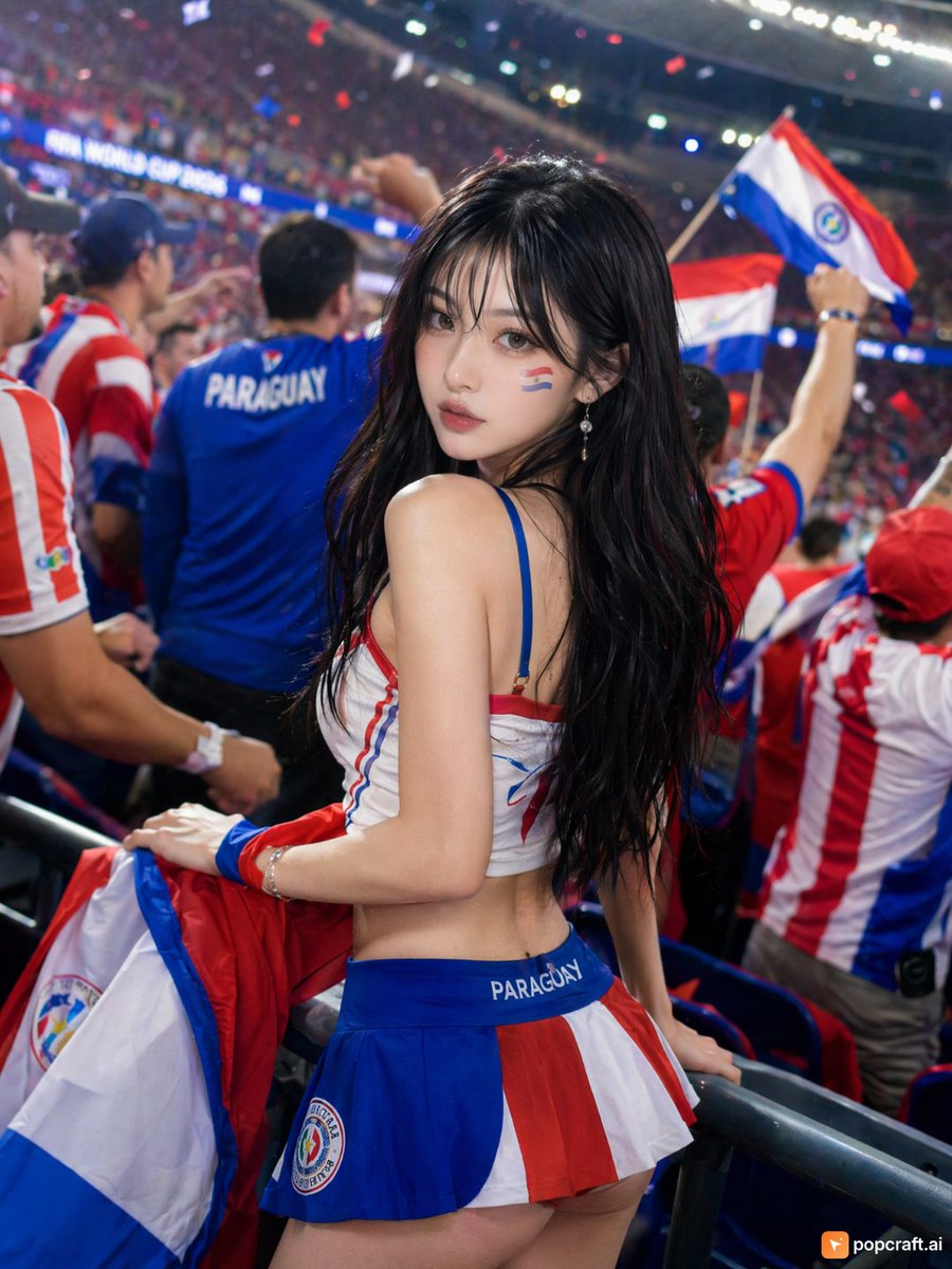 popcraftAI's tweet photo. YUNA’s World Cup supporter era continues ⚽🌍

Bosnia &amp;amp; Herzegovina, Canada, USA and Paraguay this time — turning one AI character into different real-life football fan looks with

Which look is your favourite?

#AI_YUNA #FIFAWorldCup2026 #AIart https://t.co/DlD8fN1hOO