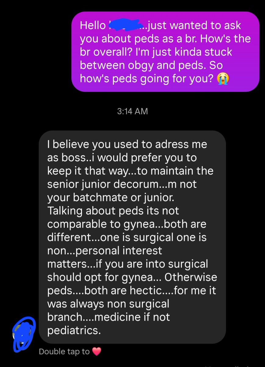 chai_crow's tweet photo. What an ass, mannn! Seniority hi nahi khatam ho rahi inki. He got triggered just because I didn't address him as BOSS. Also I asked about his experience in paeds, and he ended up explaining the difference between paeds and obgyn to me 🙄 https://t.co/xTiGYtgXIW