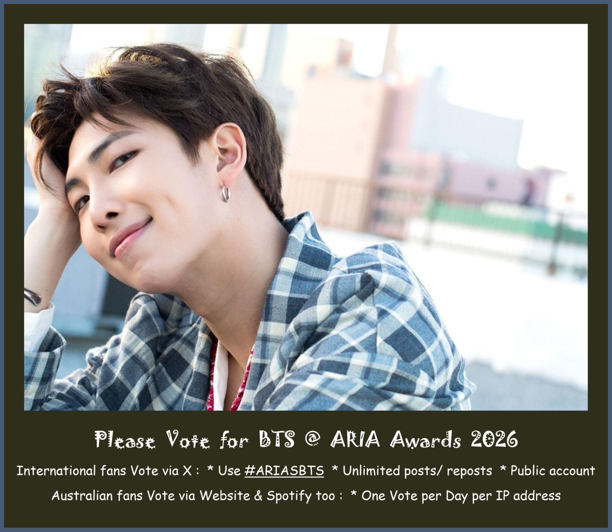 AnniewithTannis's tweet photo. @evaramos667 I vote for #ARIASBTS https://t.co/QeIBUoYGPO