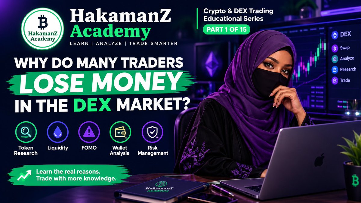 HumaidaDex's tweet photo. ME YASA TRADERS DA DAMA KE FUSKANTAR ASARA A KASUWAR DEX?

PART 1

Fahimtar abubuwan dake rage nasarar traders a kasuwar DEX

A kwanakin nan, traders da dama suna fuskantar asara a kasuwar DEX abin lura a nan shine, ba wai traders ɗin da basa yin bincike kawai ne ke fuskantar wannan matsala ba har ma da waɗanda suke nazarin charts, bincika bayanan tokens, bibiyar wallets, da amfani da dabarun trading daban-daban suna iya shiga trade da kyakkyawan shiri, amma daga ƙarshe su fuskanci asara

To, mene ne yake faruwa? A ina matsalar take?

Shin dabarun da suke amfani dasu sun daina aiki ne, ko kuwa yanayin kasuwar ne ya canza?

Gaskiyar magana itace, samun kyakkyawan strategy ba yana nufin za kayi nasara a kowane trade ba kasuwar crypto tana sauyawa akai-akai, kuma dabarar da take aiki a wani yanayin kasuwa ba lallai ne ta bayar da sakamako iri ɗaya a wani yanayin ba

A kasuwar DEX, yin bincike yana da muhimmanci, amma fahimtar yanayin kasuwa, ƙarfin masu siye, liquidity, da masu siyarwa su ma suna da matuƙar tasiri a lokacin yin trading

Domin fahimtar dalilan dake jawo wannan matsala, bari mu duba muhimman abubuwa da kowane DEX trader ya kamata ya fahimta

1. RAGUWAR BUYING PRESSURE 

Buying pressure yana nufin ƙarfin buƙatar siyen token a kasuwa idan masu siye suna da yawa kuma suna cigaba da siye a yayin da farashinsa ke  ƙaruwa, hakan na iya taimakawa wajen ɗaga farashin token amma fa, ba kowane pump ne yake da isasshen ƙarfin cigaba da hawa ba

Misali, ka ɗauka wani token ya tashi daga market cap na $100,000 zuwa $150,000 wannan ƙarin darajar market cap ba yana nufin cewa token ɗin zai ci gaba da hawa ba idan sabbin masu siye suka ragu, yayin da waɗanda suka shiga tun da wuri suka fara siyar da tokens ɗinsu domin ɗaukar riba (profit taking), farashin zai iya fara faɗuwa

A irin wannan yanayi, koda token ɗin yayi kyau a chart, hakan kaɗai ba zai tabbatar da cewa yana da ƙarfin cigaba da hawa ba

Me ya kamata trader ya fahimta?

Kada ka dogara da pump ɗin daya riga ya faru kawai kayi ƙoƙarin fahimtar abinda ke tallafawa token wannan motsin farashin daya sama a baya 

Ka duba:
Shin sabbin masu siye suna cigaba da shigowa?
Shin buying pressure yana ƙaruwa ne ko kuwa yana raguwa?
Shin akwai sell pressure daga waɗanda suka saya tun da wuri?
Shin liquidity ɗin token ɗin ya isa ya tallafawa wannan token din?

Ku tuna, ganin token ya riga yayi pump ba yana nufin kun makara wajen shiga bane amma kuma ba hujja bace cewa har yanzu yana da damar cigaba da hawa bane

A matsayinka na trader, kada ka tsaya kan abinda farashi ya riga yayi  kayi nazarin abinda zai iya tallafa wa motsinsa na gaba

2. RAGUWAR SHA'AWAR ƊAUKAR HAƊARI (RISK APPETITE)

Akwai lokutan da traders suke da ƙarfin gwiwar saka kuɗinsu a ƙananan tokens masu haɗari saboda suna ganin damar samun riba mai yawa cikin ɗan lokaci amma idan yanayin kasuwar crypto ya fara rauni, tunanin traders da dama kan sauya Maimakon neman sababbin hanyoyin damar cin riba, wasu sukan fi mayar da hankali wajen kare jarinsu da rage haɗarin da suka ɗauka

Misali, idan Bitcoin da sauran manyan crypto assets suna fuskantar matsin siyarwa (sell pressure), wasu traders na iya rage kuɗin da suke warewa domin siyan ƙananan tokens, musamman waɗanda suke da haɗari sosai idan hakan ta faru yawan sabbin kuɗaɗen dake shiga waɗannan tokens na iya raguwa, wanda zai iyayi musu wahala su sami isasshen buying pressure da zai tallafawa token din nan cigaba da tafiya 

Me wannan yake nufi ga DEX trader?

Ba yana nufin cewa duk wani ƙaramin token sai ya faɗi bane amma idan traders suna rage haɗarin da suke ɗauka wasu tokens din na iya rasa ƙarfin da suke buƙata domin ci gaba da hawa a nan ne kuskure kan shiga trader ya ga chart mai kyau, ya ga ana maganar token a social media, sai ya ɗauka cewa akwai babbar damar samun riba a zahiri yawan maganar da akeyi game da token baya tabbatar da cewa akwai isassun masu siye a kasuwa saboda haka kafin ka shiga trade kayi ƙoƙarin fahimtar yanayin kasuwar gaba ɗaya