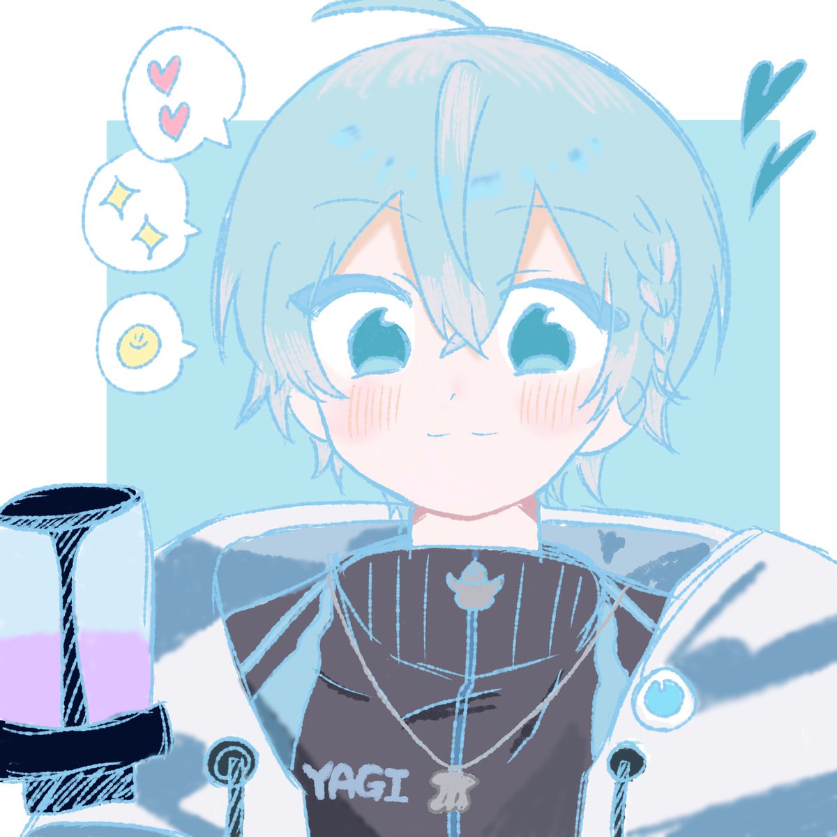 a_01ya16a's tweet photo. 🩵🩵🩵
 #ころんくん  #ころんギャラリー https://t.co/CMoYGz1jtK
