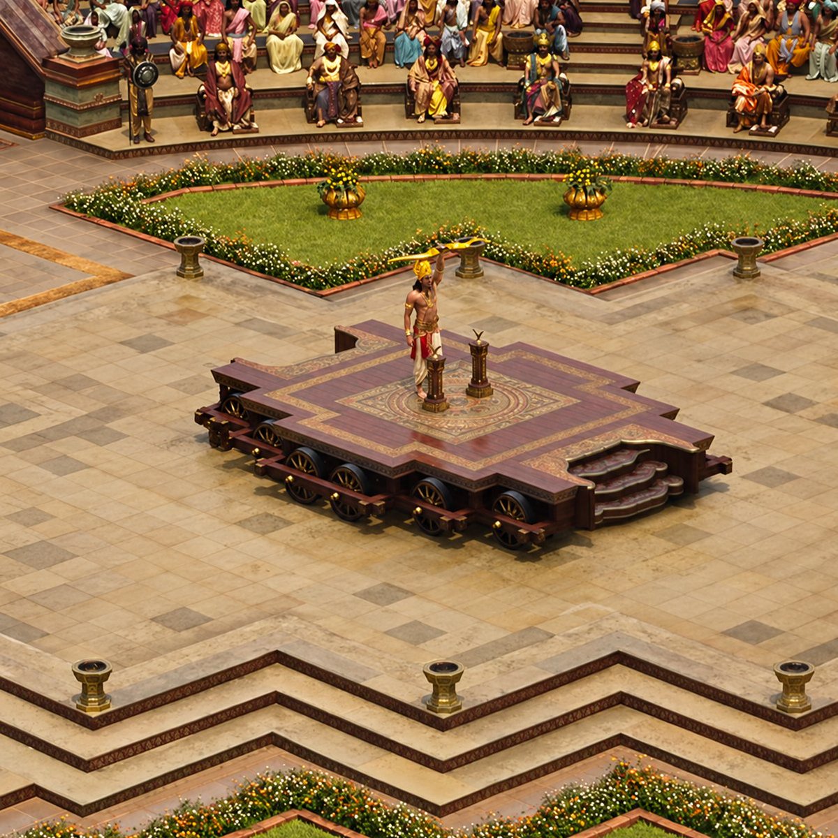 RealSinchanDon's tweet photo. The level of detailing on Pinaka's chariot is insane.

In Scriptures                    In Ramayana https://t.co/eKvAqI5ny5