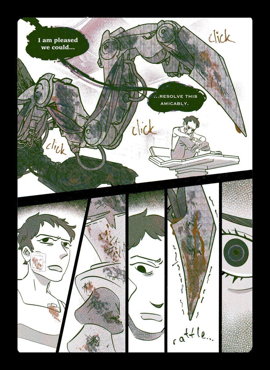 silver_splintr's tweet photo. Ch1 pg10: god bleeds 🩸
.
.
.
#ppt #poppyplaytime #whatwechoose #prototype1006 #twblood https://t.co/RY1cAD1VnS