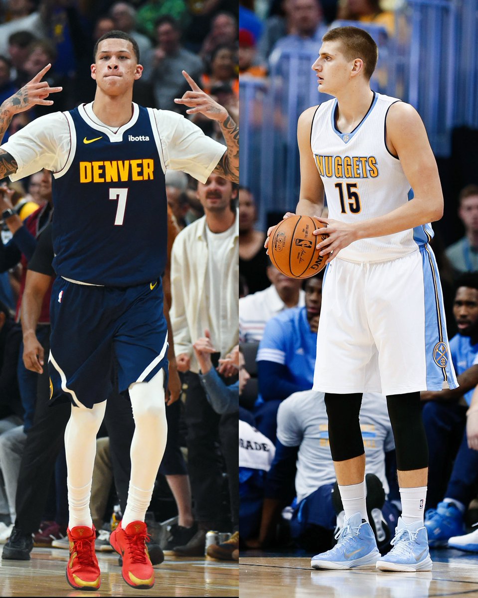 HarrisonWind's tweet photo. Trevon Brazile is the first Nuggets rookie to post a stat line of at least 17 points, 9 rebounds, 1 steal and 2 blocks off the bench since Nikola Jokic in Nov. 2015. https://t.co/P6H88YcGsZ