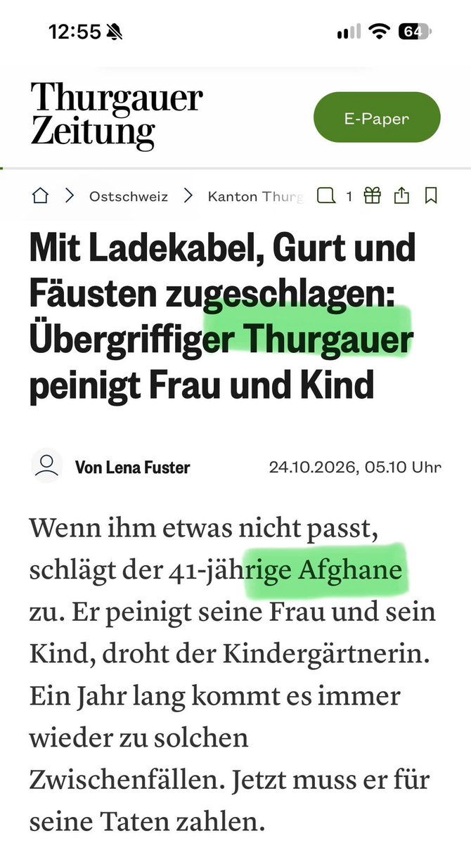 myswiss's tweet photo. Immer diese kriminellen Thurgauer… https://t.co/F2wQ82CJxW