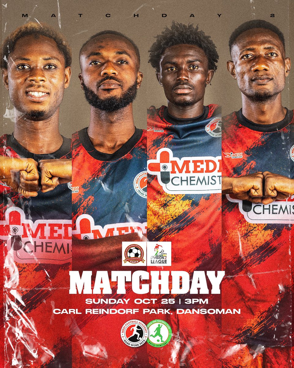 medifootballaca's tweet photo. 🔥⚽ MATCHDAY at Dansoman 💪🏾❤️🖤🤍
.
#MediFootballAcademy #MatchDay #GhanaFootball #HardWorkPays #sundayvibes https://t.co/Gcy8gdoXs4