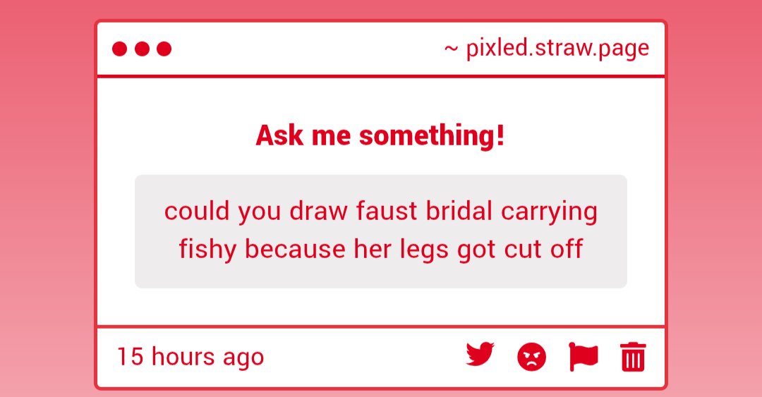 evilpixeled's tweet photo. #lcb28 I'm mentally starting to call my straw page requests prescripts lol, also just checked and had another fish dismemberment one lol. This one didn't specify which Faustmael so I just did thumb https://t.co/zEQzmqv4hp