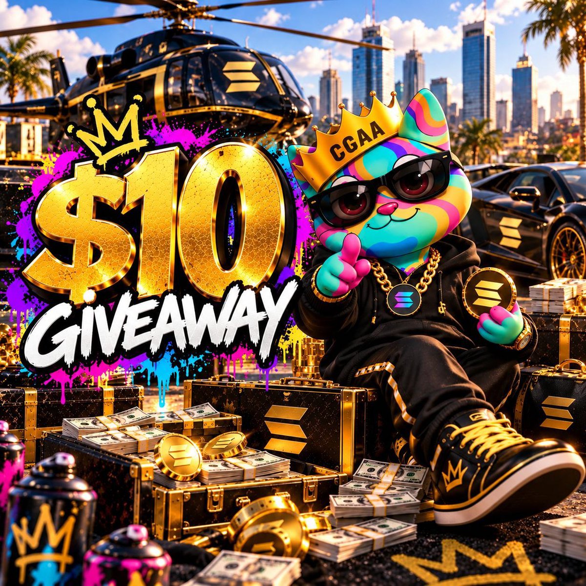 CryptoWithCGA's tweet photo. 10 Giveaway ~ Ends in 3 Hrs 🫡

🔹RT &amp; Follow On Kick ( Proof ): https://t.co/qPrzAjhDA0

( AD, NFA, DYOR ) https://t.co/XFSO8MBgmR