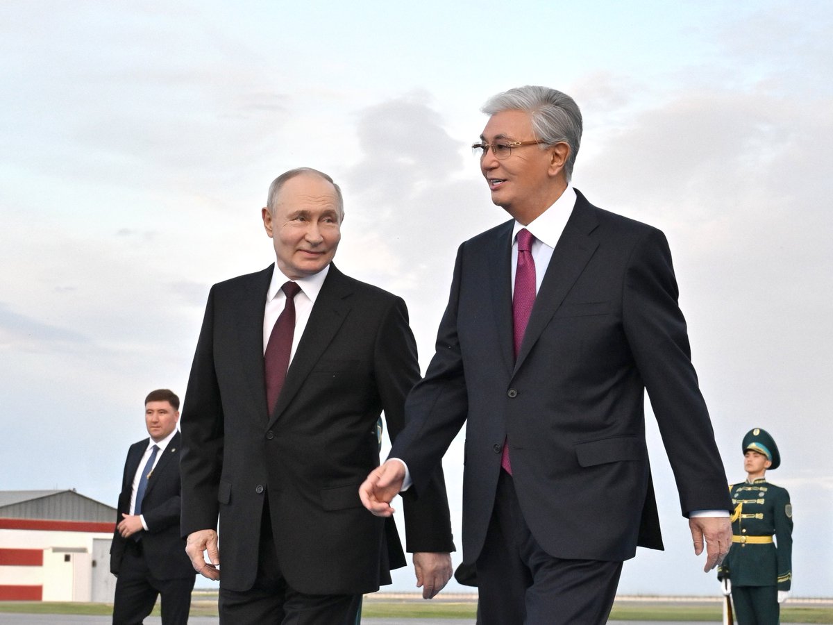 mog_russ's tweet photo. بوتين يهنئ رئيس كازاخستان بمناسبة عيد الجمهورية ويؤكد أن العلاقات بين البلدين تتطور بنجاح بروح الشراكة والتحالف الاستراتيجيين.

- الكرملين. https://t.co/GuVQagFZZx