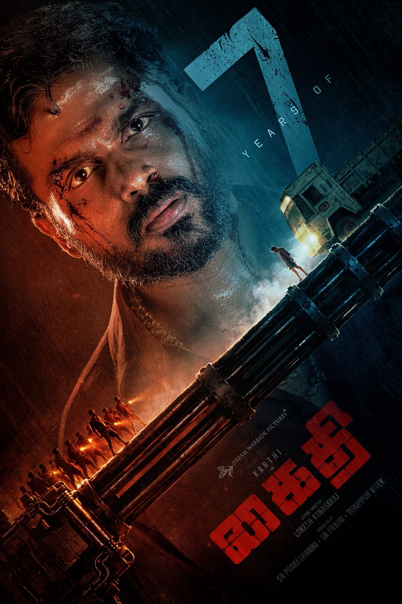 Ranjith_Offl_'s tweet photo. Poster work for #7YearsOfKaithi 🔥

@Karthi_Offl @itsNarain @DreamWarriorpic @Dir_Lokesh @SamCSmusic @sathyaDP @anbariv @philoedit @ArtSathees @prabhu_sr @vivekanandapics #Kaithi https://t.co/zH0eBc0YkX
