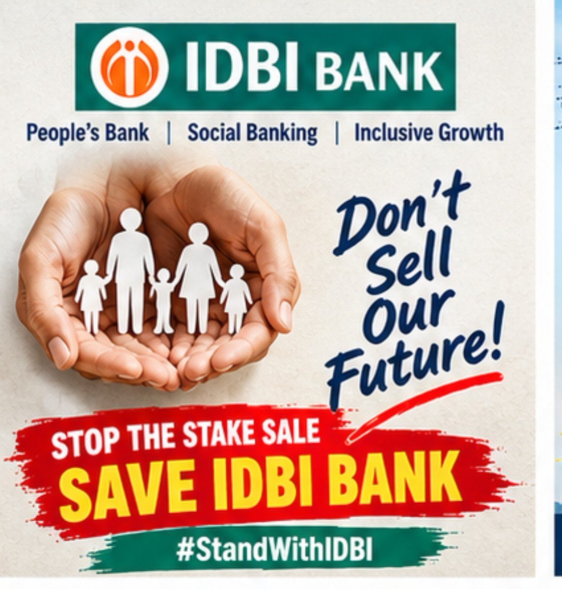 aashishkumar41's tweet photo. #StandWithIDBI https://t.co/q7JiP24eo5