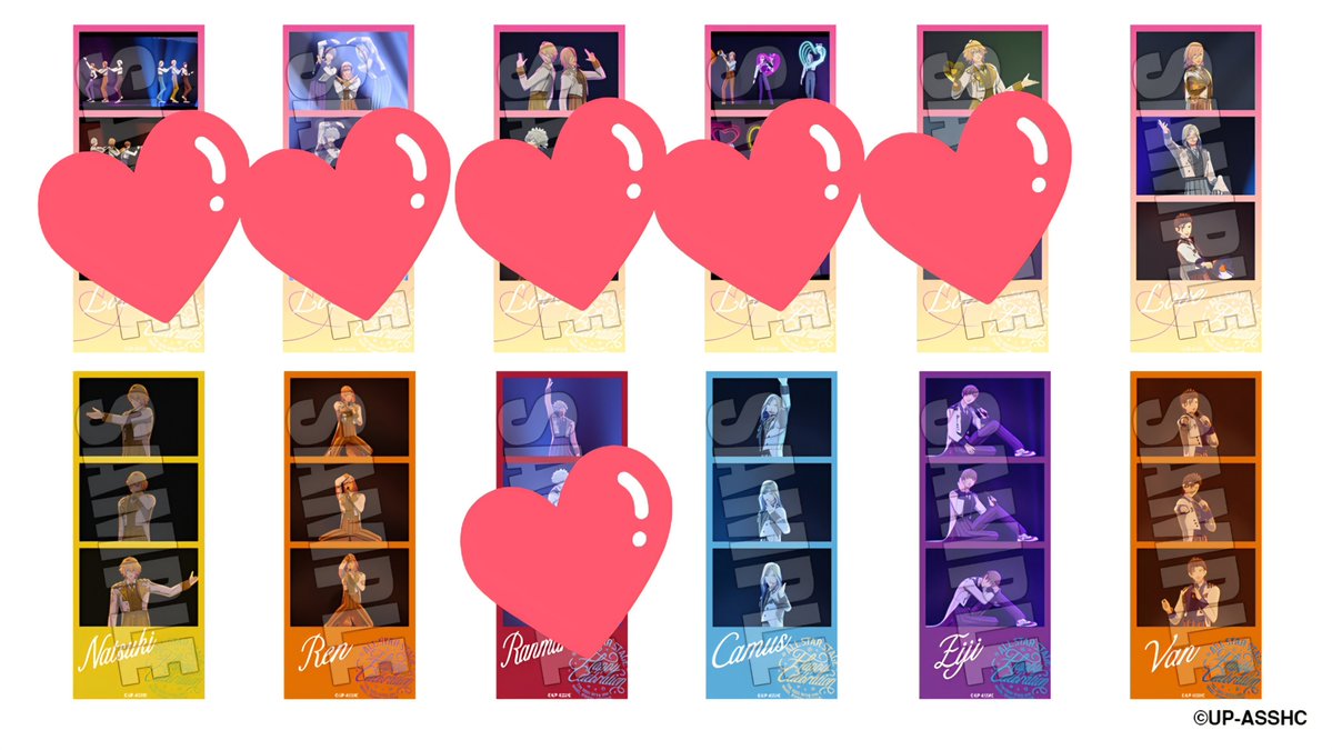 KAMUI_TRADE's tweet photo. 【譲渡】うたプリ ASSBE LOVE　MUSIC DREAM

譲
真斗、トキヤ、レン、藍、ナギ★、大和、シオン

求
定価+送料

■缶バッジ 4～5&amp;ステッカー 1のセット
■ランダムのため偏りがある可能性有
■重複含めたお譲り
■★引取必須
■特典お付けしてません

予約済
ご検討いただけますと幸いです https://t.co/gNCgDa49ig