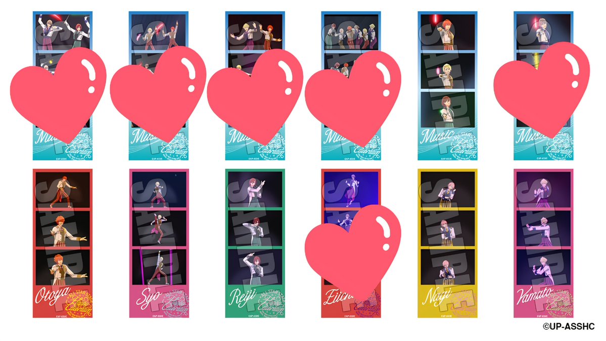 KAMUI_TRADE's tweet photo. 【譲渡】うたプリ ASSBE LOVE　MUSIC DREAM

譲
真斗、トキヤ、レン、藍、ナギ★、大和、シオン

求
定価+送料

■缶バッジ 4～5&amp;ステッカー 1のセット
■ランダムのため偏りがある可能性有
■重複含めたお譲り
■★引取必須
■特典お付けしてません

予約済
ご検討いただけますと幸いです https://t.co/gNCgDa49ig