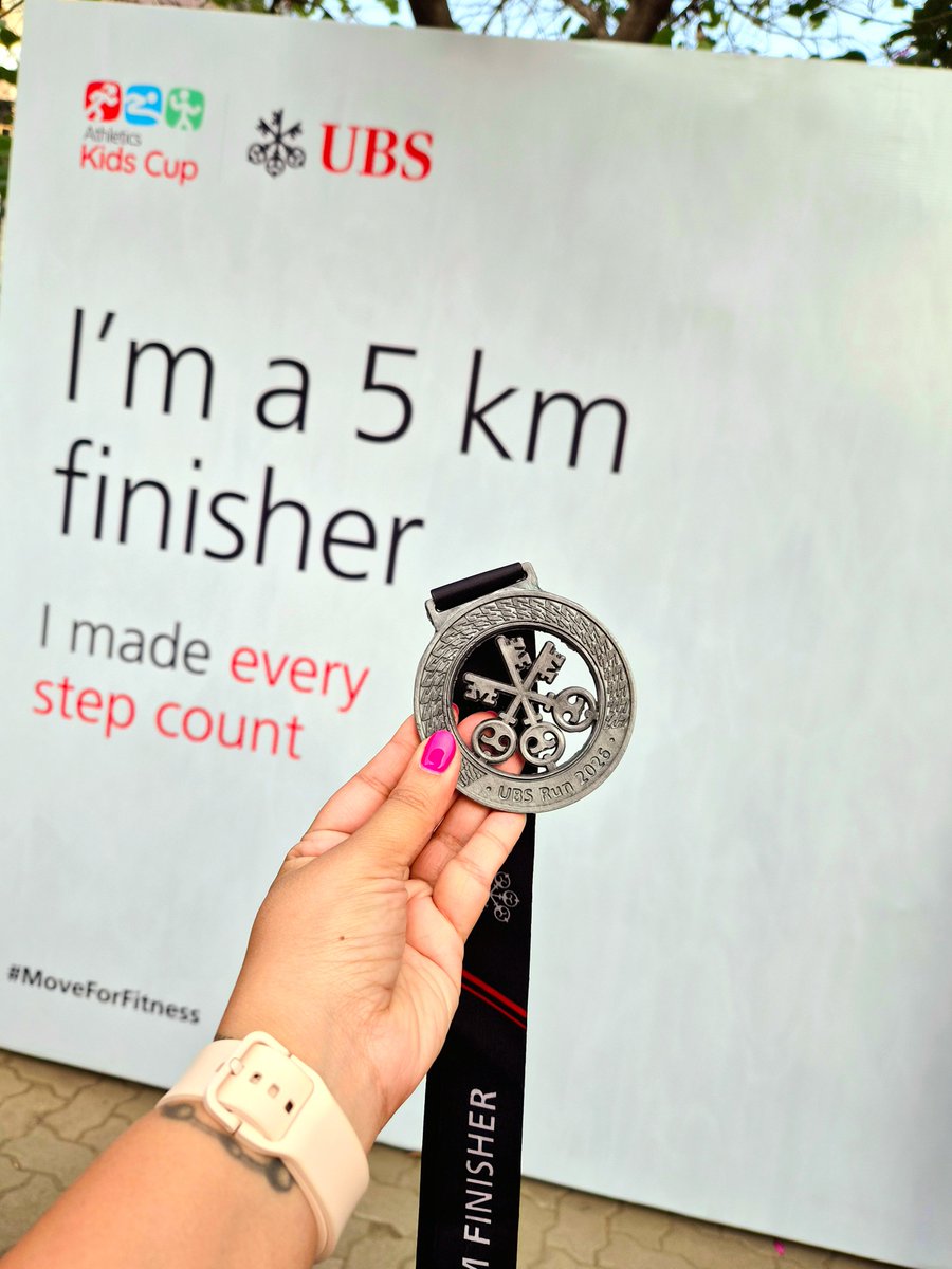 okiPriyanka's tweet photo. Every morning, I see people posting their workouts with, “Did you move today?” And I'm sitting there thinking, bro, my biggest movement is between home and office.. the rest of the day, I'm practically furniture.. 🤦🏻‍♀️

But today was NOT that day! 

Today I participated in the UBS annual run for the third year in a row and earned my third medal 🥳

Did we run? No. We walked. 
But hey, 5k is 5k, so I'm counting it, okay?! 😅

Also, absolutely loveee this year's medal - it feels sooo... UBS! ❤️

Huge thanks to the management and organising committee for putting together such a well-planned event! 

Sharing a few glimpses from the day - proof that I can move beyond my office chair! 🫠

#okipriyanka #annualrun #worklife #marathon #corporatelife #5krun