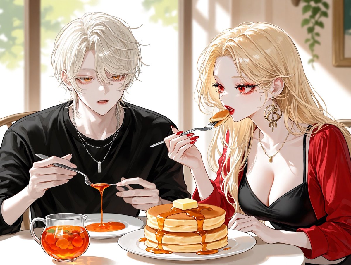 blacks_0420's tweet photo. 今日はパンケーキとフルーツティー食べてきたよ🥞🫖 https://t.co/1Aj4WAPxSx