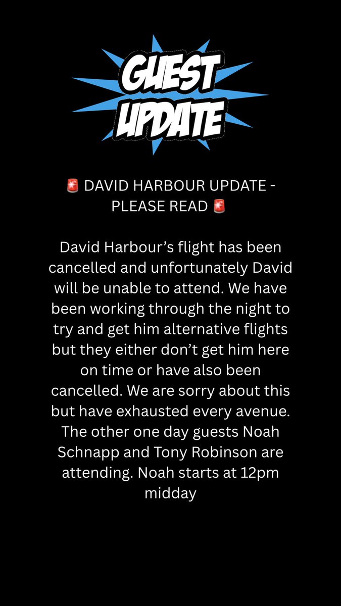 comconscotland's tweet photo. 🚨 DAVID HARBOUR UPDATE - PLEASE READ 🚨 https://t.co/vlv8BD5Kl2