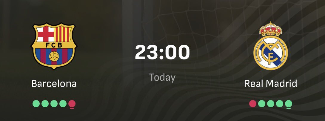 DefenderRDC's tweet photo. #football #LaLigaLive26 

Today @realmadrid Vs @FCBarcelona_es https://t.co/ym4MOTN1nX