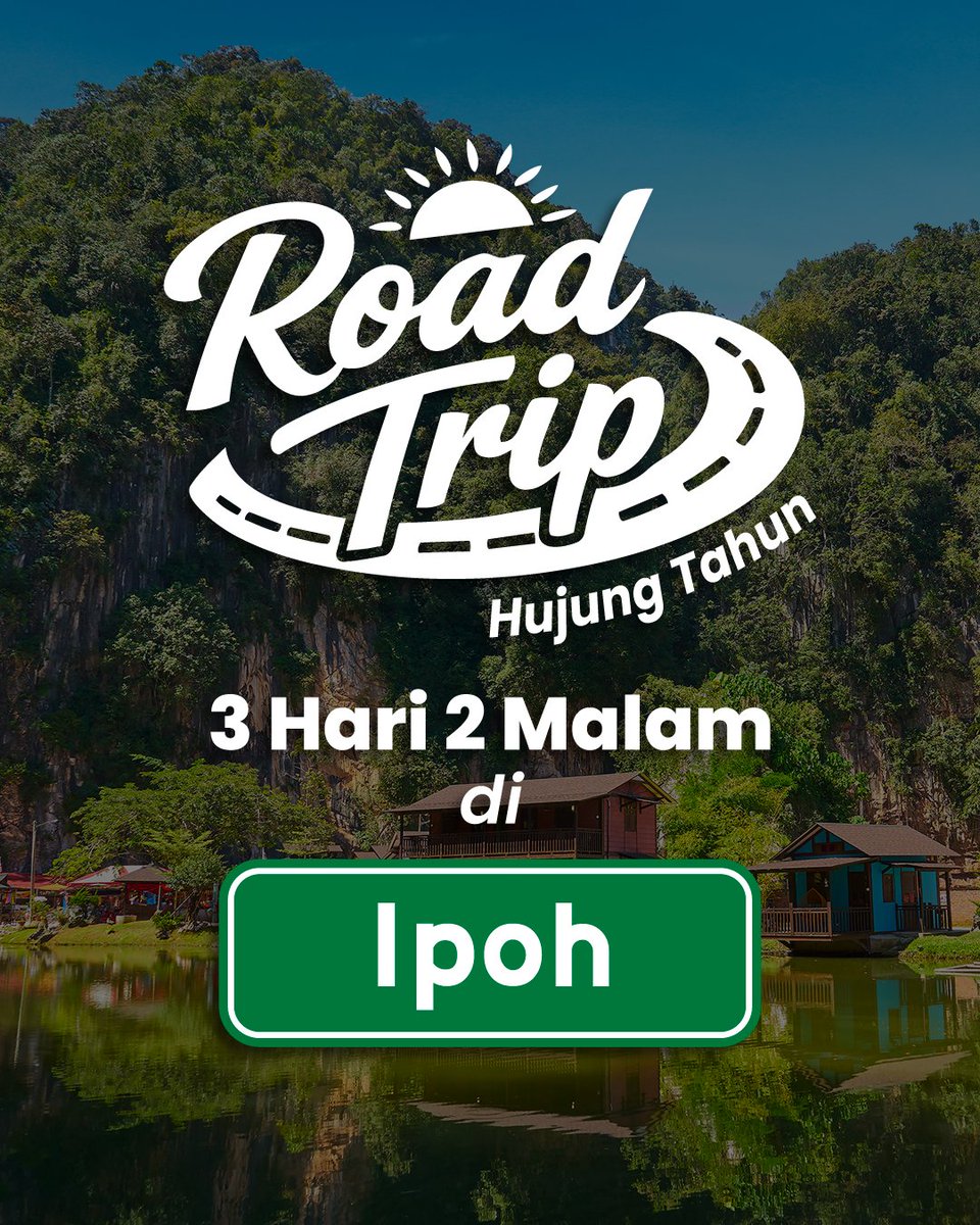 plus2u's tweet photo. Yahooo cuti long weekend untuk warga Selangor minggu ni! Dah ada plan nak ke mana? Kalau belum.. jom la kita roadtrip ke Ipoh dengan itinerary 3 hari 2 malam yang dah siap susun untuk korang ni! https://t.co/6ch5ndT1ot