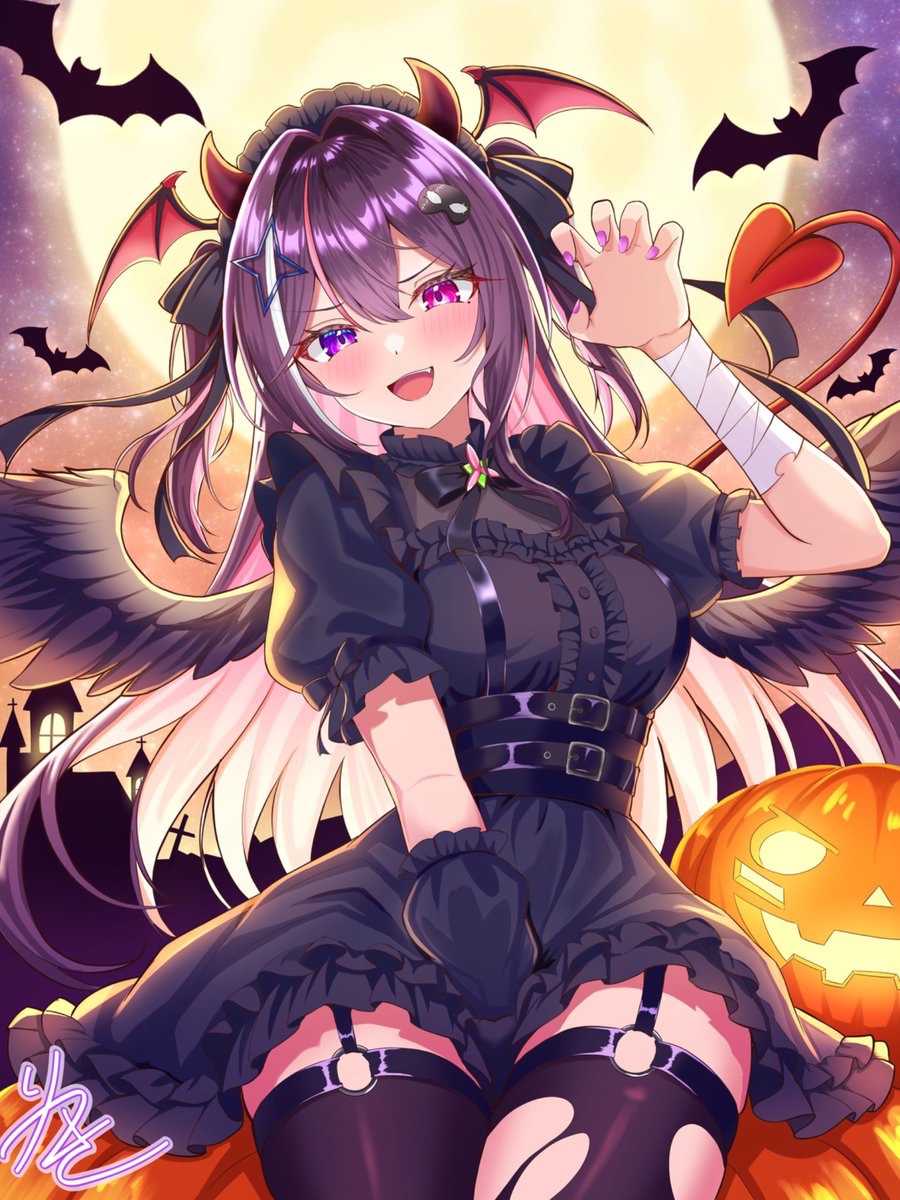 Ritsuki_Kotowa's tweet photo. ⚒️「💫 🎃HappyHalloween🎃🎣」
#AZKiART https://t.co/vjyRHP7Yeb