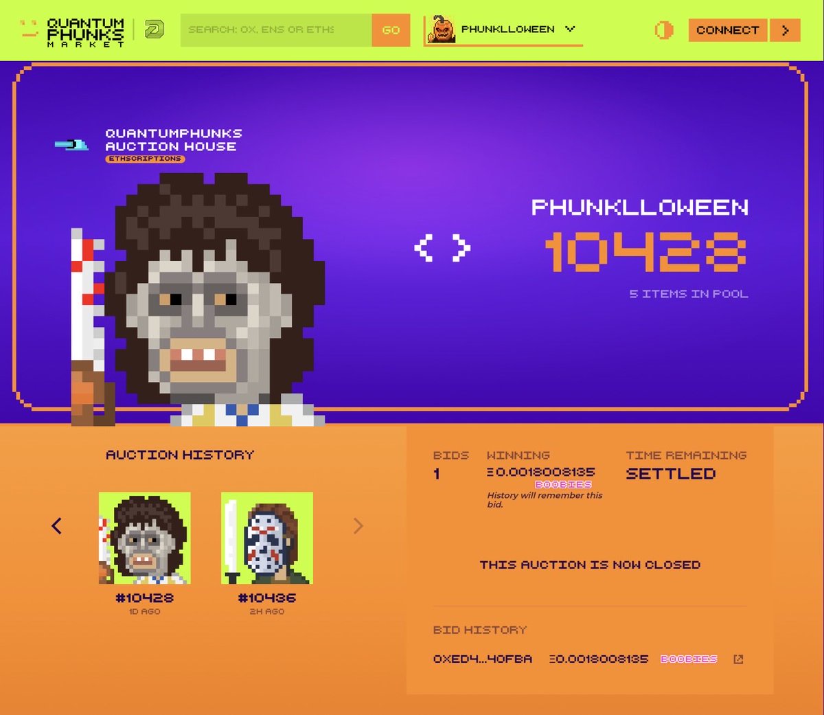 arkanaruzain's tweet photo. Y'all sleepin' again!! 

"Leatherface" is already in the vault by @Vvverttt congratulations on getting it so easily and won without a fight.

Don't miss the next auction one, "Jason Voorhees
" is live 🎃

https://t.co/FsHYWA8fM6 https://t.co/oUM8rAXCD5