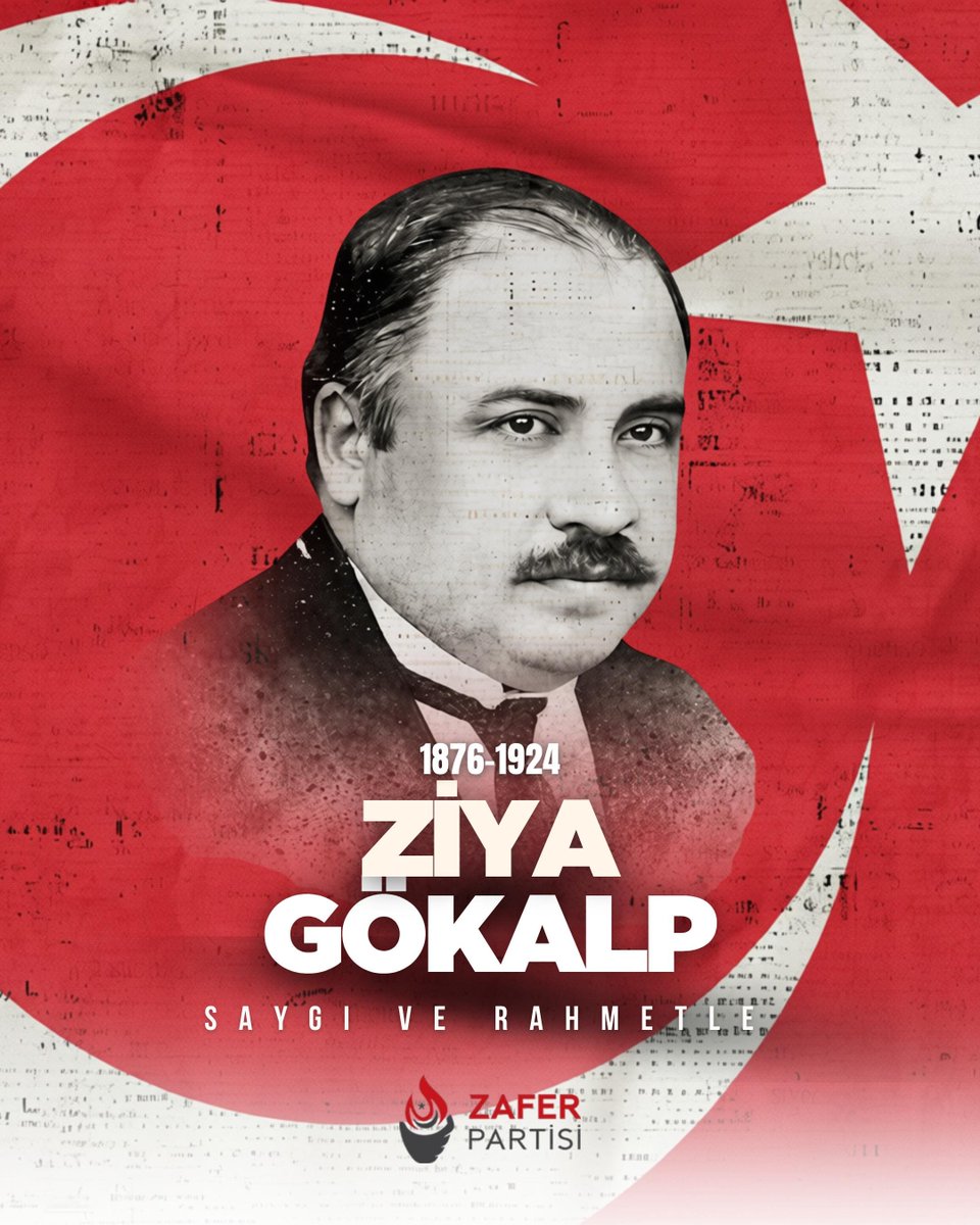 brlsbkoceli's tweet photo. Türk düşünce hayatının önemli isimlerinden, Atatürk’ün "fikirlerimin babası" dediği, Türk milliyetçiliği ideolojisinin gelişimine büyük katkılar sunan Ziya Gökalp’i vefatının yıl dönümünde saygı ve rahmetle anıyoruz. https://t.co/fMpOGTUkYS