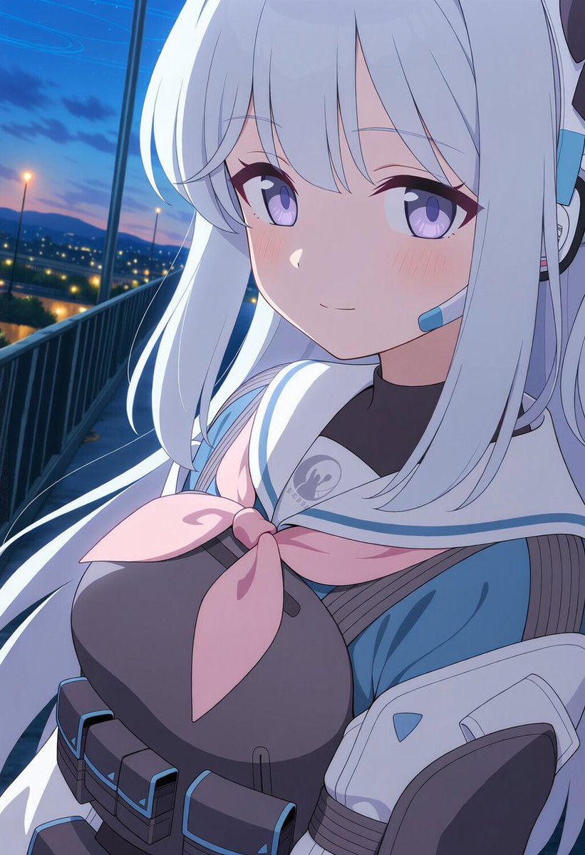 FfAxis's tweet photo. 先生？ こんな時間にどうしたんですか。
……いえ、ちょうど巡回中です。
この時間帯は少し見通しが悪くなります。
離れないでください。私がついています。

月雪ミヤコ/ブルーアーカイブ 

#ブルアカ https://t.co/CXXZLePCFW