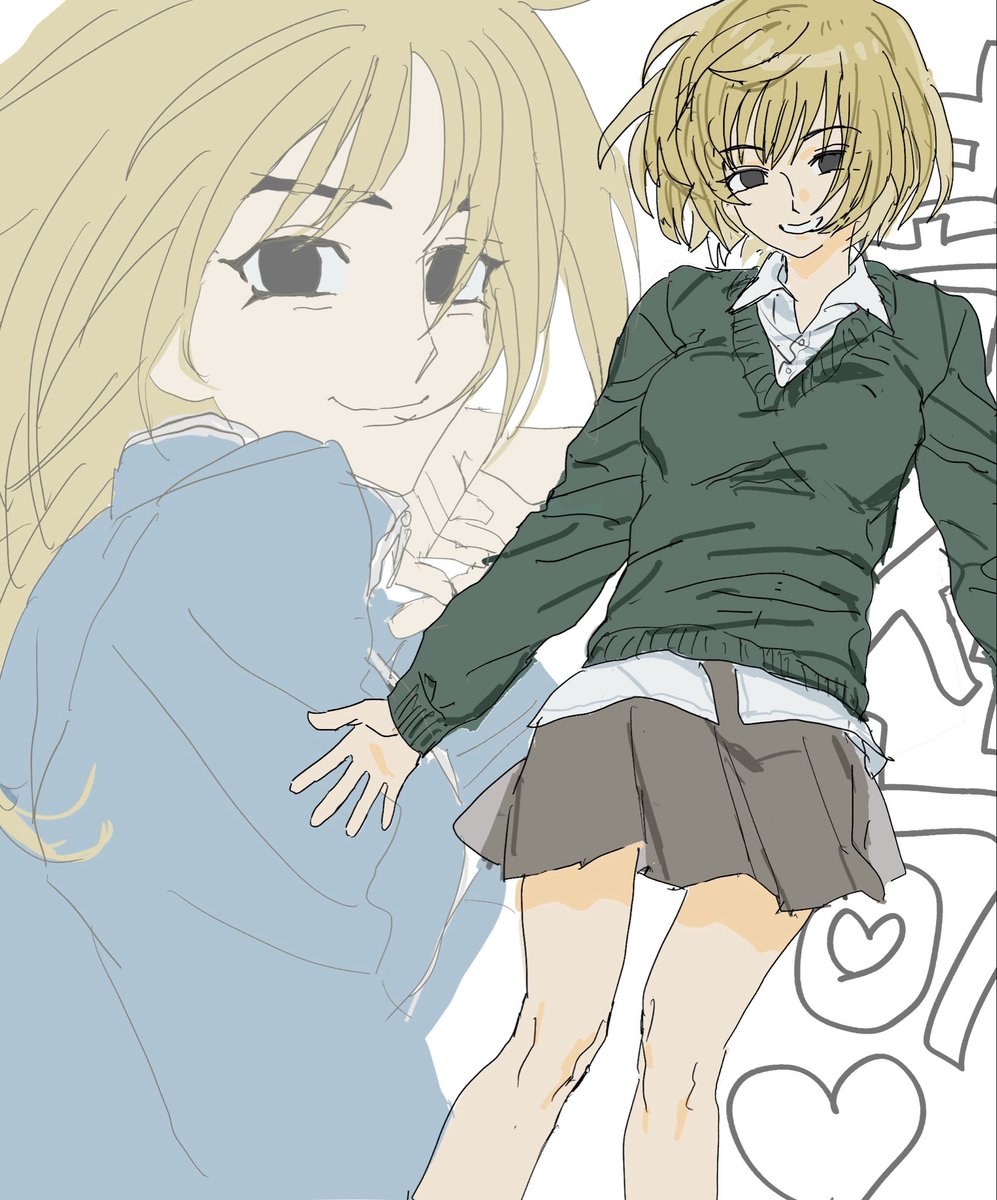 valenboninday's tweet photo. 복써니그림 교복 다시 그려줫어엽 ㅎㅂㅎ https://t.co/spxcZ47Wja