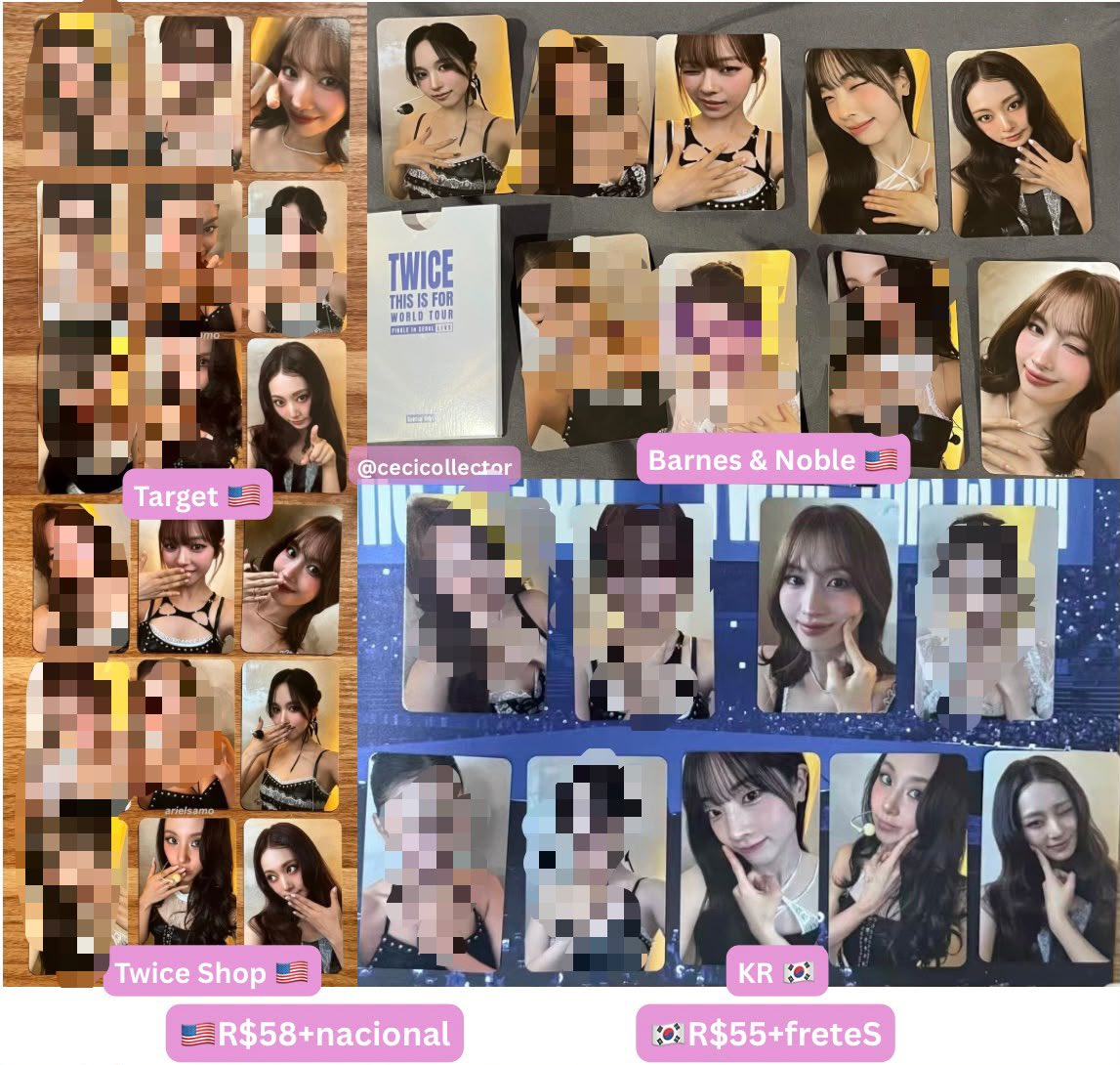 cecicollector's tweet photo. Atualização: 
Ceg inter Twice vinil vinyl this is for finale 
Target:🇺🇸
✅Momo e Tzuyu. 
Twice Shop🇺🇸
✅Jeongyeon, Momo, Mina, Chaeyoung e Tzu
Barnes &amp; Noble🇺🇸
✅Jeongyeon, Momo, Mina, Dahyun e Tzu
Fans Shop🇰🇷
✅Momo, Dahyun, Chaeyoung e Tzuyu
✅Set completo: R$220 
Momo e Tzuyu https://t.co/J7Bl4QOIAT