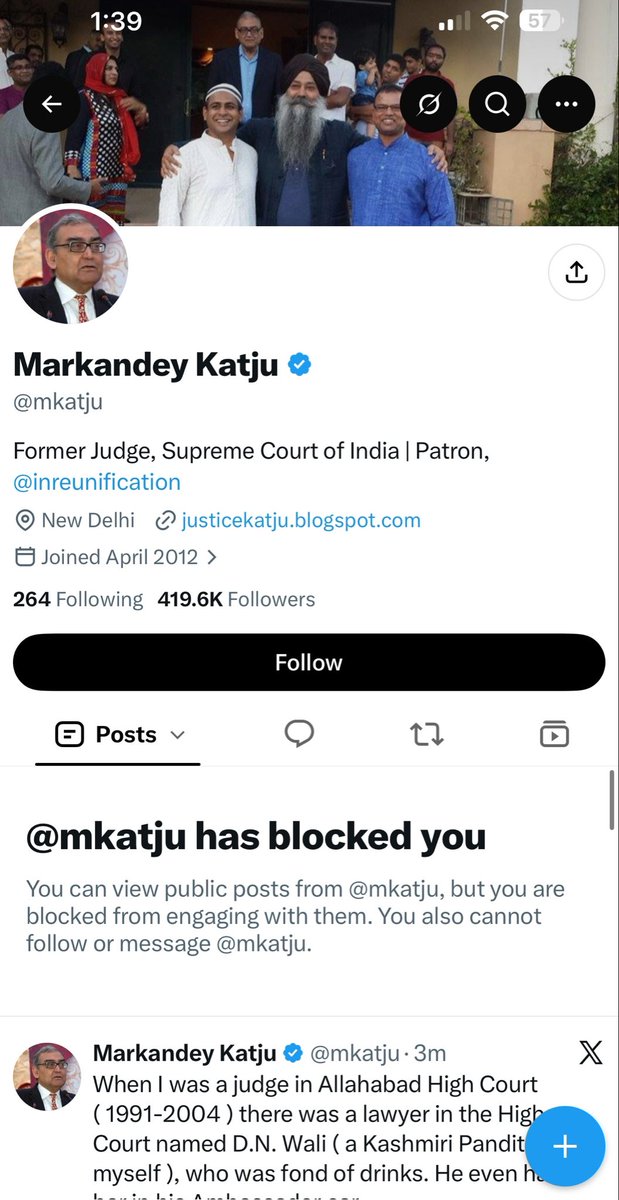 pranavpradhi1's tweet photo. Just realised @mkatju has blocked me on X. I don’t recall having had any tiff with him here. Maybe something I posted in the past didn’t sit well with him. Funny how you can get blocked without even knowing you were in a fight. 🫤😆 https://t.co/Xv90XL5Beb