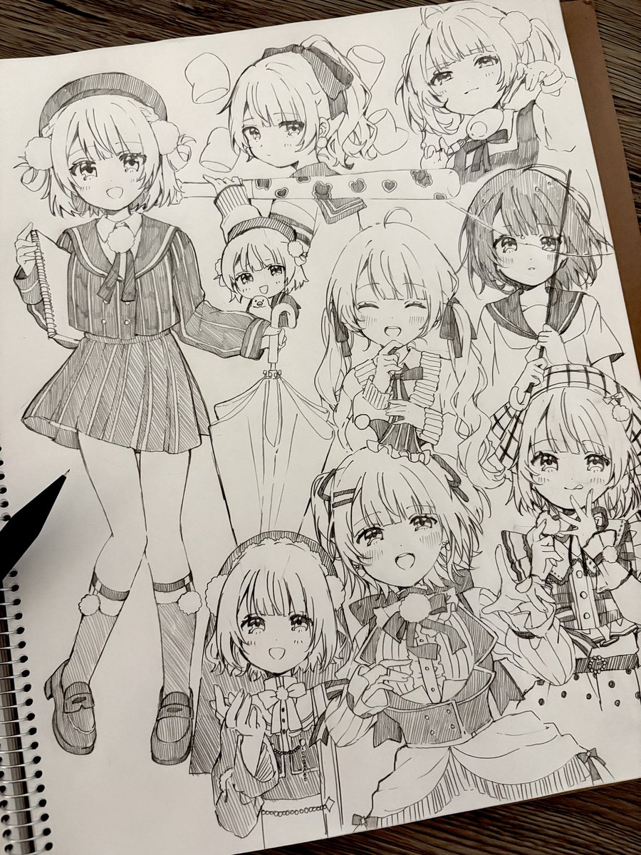 sub_llatteOwO's tweet photo. 紙いっぱいにういママ描いてみた🌂 https://t.co/Ct5V92aIYY