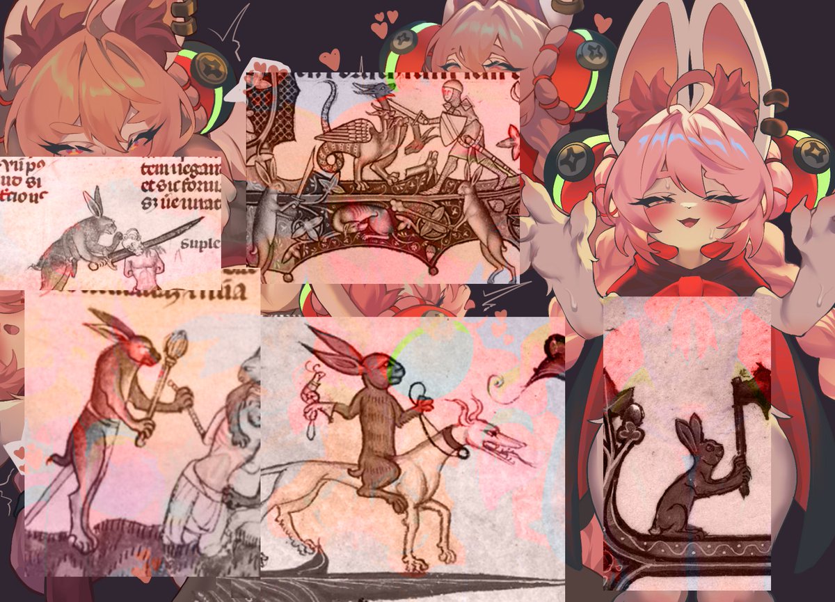 BluePudding's tweet photo. Posting some medieval killer rabbits https://t.co/03OwqLndZN