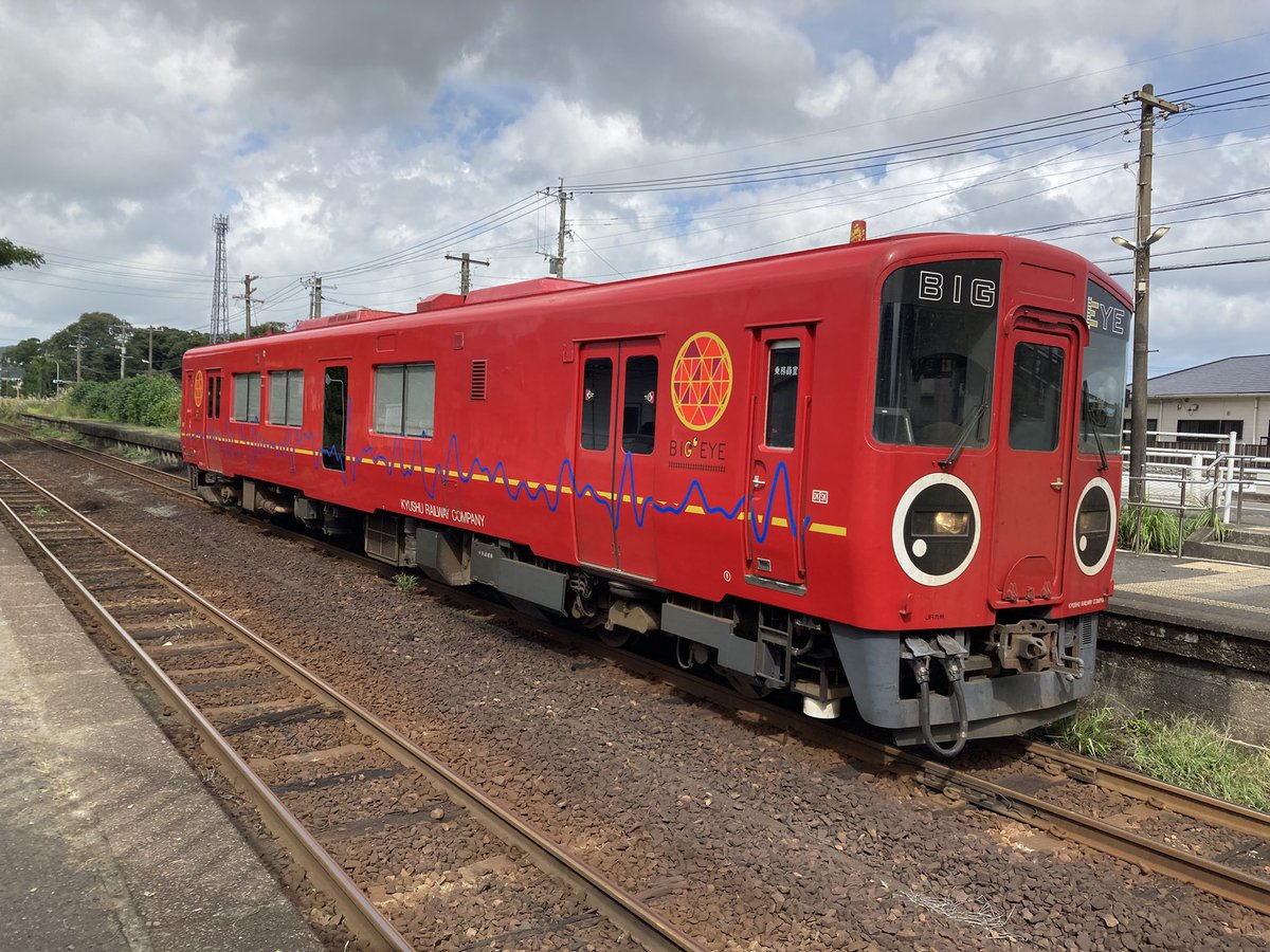5989sota's tweet photo. #そーさんの記録
#指宿枕崎線
 今日指宿枕崎線指宿方面に
ビックアイ220が通過しました
見れて嬉しかった https://t.co/Y3W3MmHg80