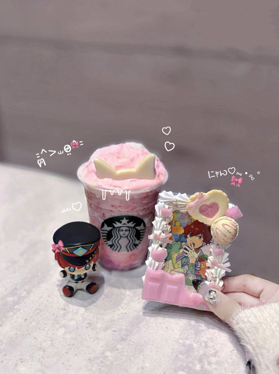 116nz's tweet photo. スタバの猫耳フラぺ ꉂ ᳐˶ᵒ꒳˂˶ ᳐ฅ🎀🪞Ɩﾆｬꩢ♡♡ https://t.co/5XdQDcoNSk