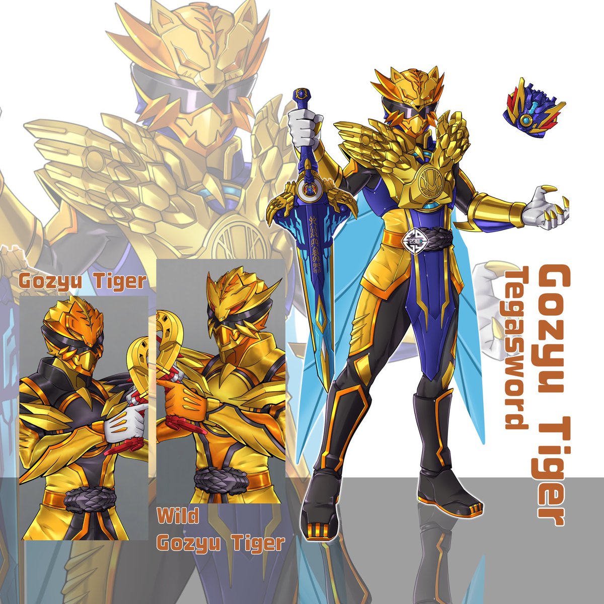 eagledraw230's tweet photo. Gozyu Tiger https://t.co/llE2DrMWUK