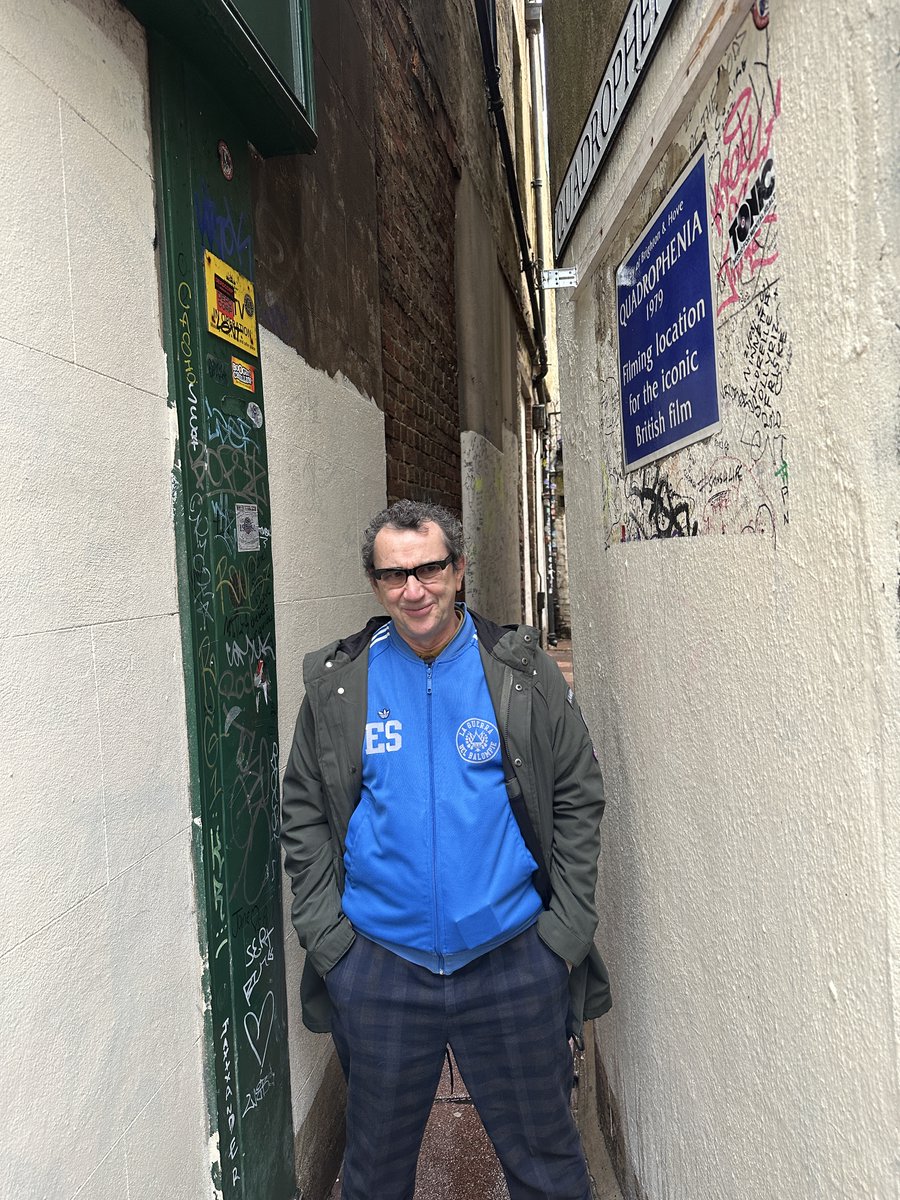 quadalley's tweet photo. Happy 68th Birthday to Phil Daniels – the original Jimmy Cooper in Quadrophenia!

He's popped into Quadrophenia Alley a few times over the years, so we're sharing a few snaps to celebrate.

Not a bad customer to have, eh? 😎 https://t.co/NQMWSSw0Av