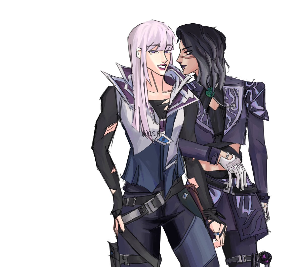 r02i9y's tweet photo. I need their ship name rn #hush #fade #valorant https://t.co/UKOi5ouzLR