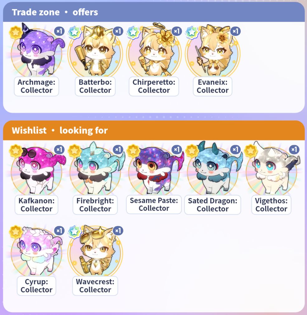 pompomfess's tweet photo. pompom! hiii ada yang mau trade gak ya... (server asia) https://t.co/6998YgMaTB