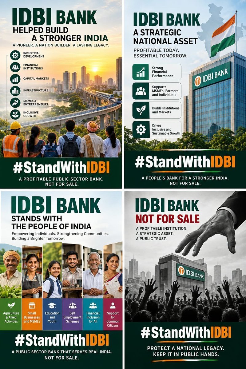 Anilkumawat's tweet photo. #IDBIBankIsNotForSale
#IDBINotForSell
#fairfaxgoback
#SaveIDBIBank
#DebateNaGlobo
#StandWithIDBI https://t.co/Vur6qCjkm6