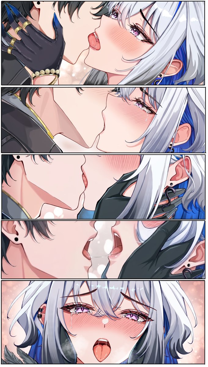 Henriaich's tweet photo. Kissing Galbrena 💜

#WutheringWaves https://t.co/G9FAzI4kYU