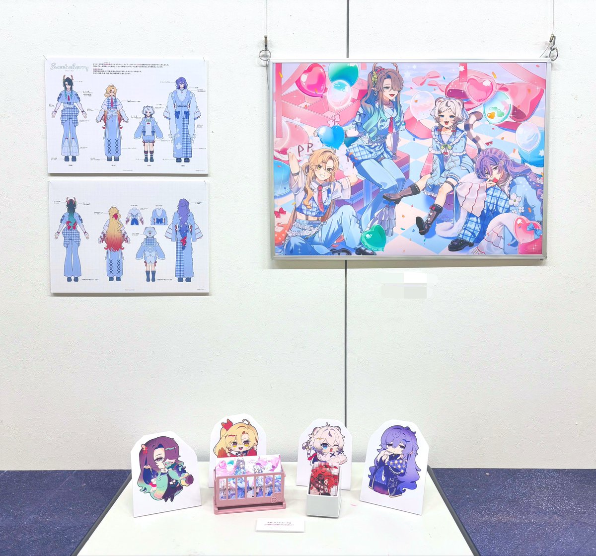 oinupanda's tweet photo. 数ヶ月前から練りねりしてたので、やっとお披露目出来てニコニコしてました💭
四神四季のみんなを好んでくださる方々のおかげでここまで出来ているので感謝しかないです…🙇🏻︎🫶🏻

今年も2日間ありがとうございました！ https://t.co/G6N4K6pEDx